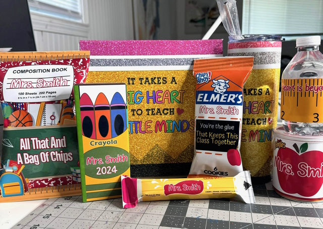 Teacher Party Favor Bundle Editable Design